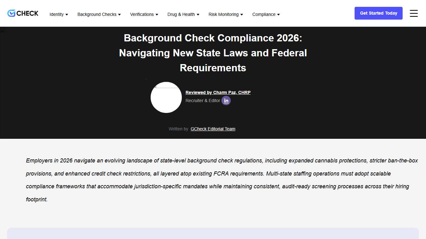 Background Check Compliance 2026: Navigating New Laws